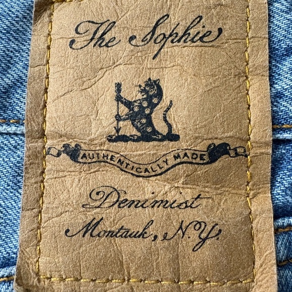 Denimist The Sophie Classic Blue Straight Leg Women's Jeans. Luxury Denim 28 - Picture 3 of 16